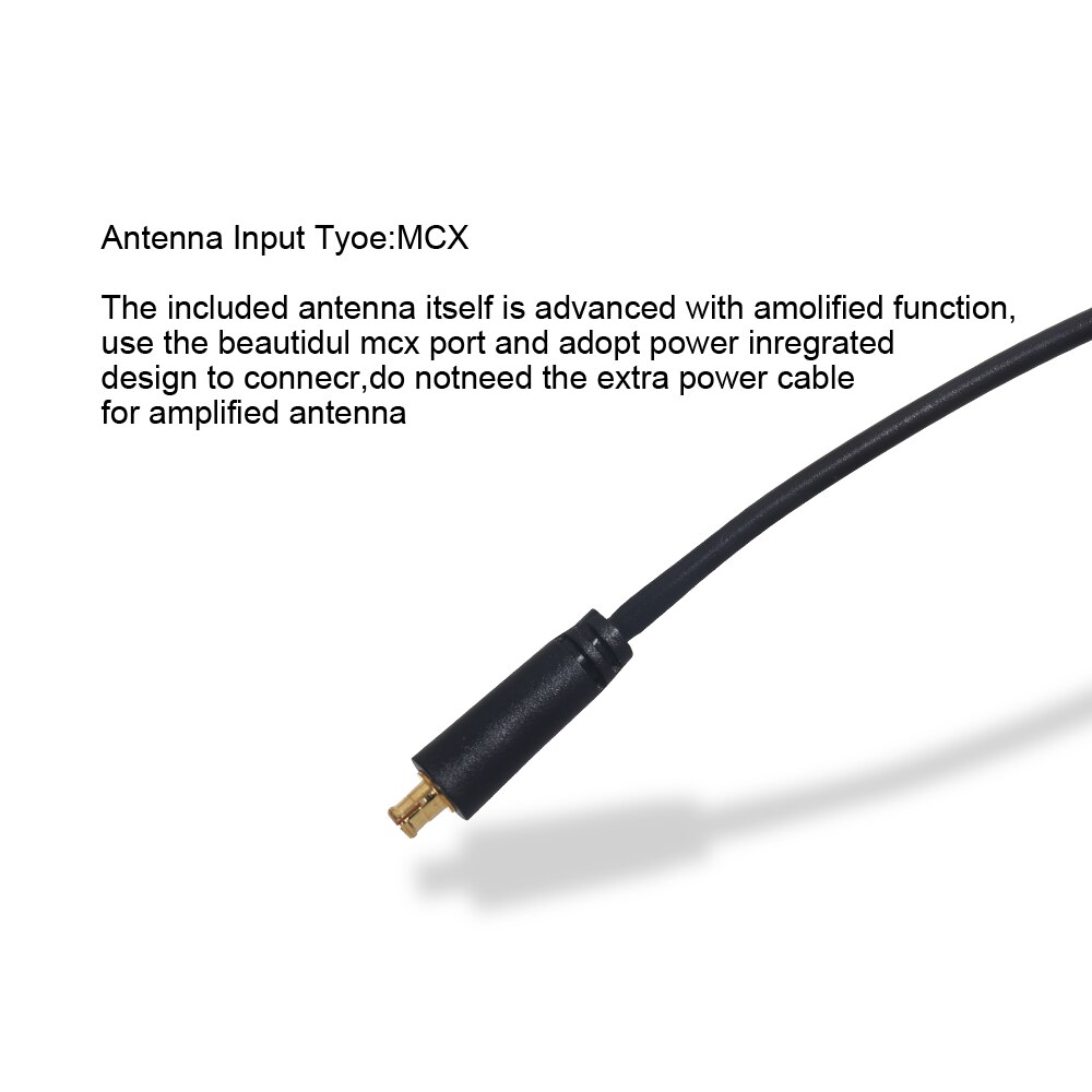 JUNHUA Amplified Digital Radio DAB+ Box Aerial Antenna Windscreen Glass Mount For Android radio Stereo DVD Player