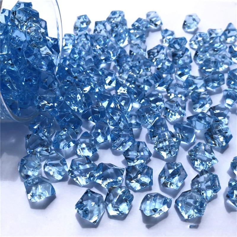 150x akryl stenar hydroponiska vas småsten hantverk kristall konstgjorda ornament