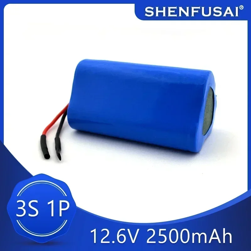 Akumulator 12 V 3S1P 12,6 V/11,1 V 2500 mAh 18650 akumulator litowo-jonowy z 5A BMS do zasilaczy zapasowych Kamera CCTV