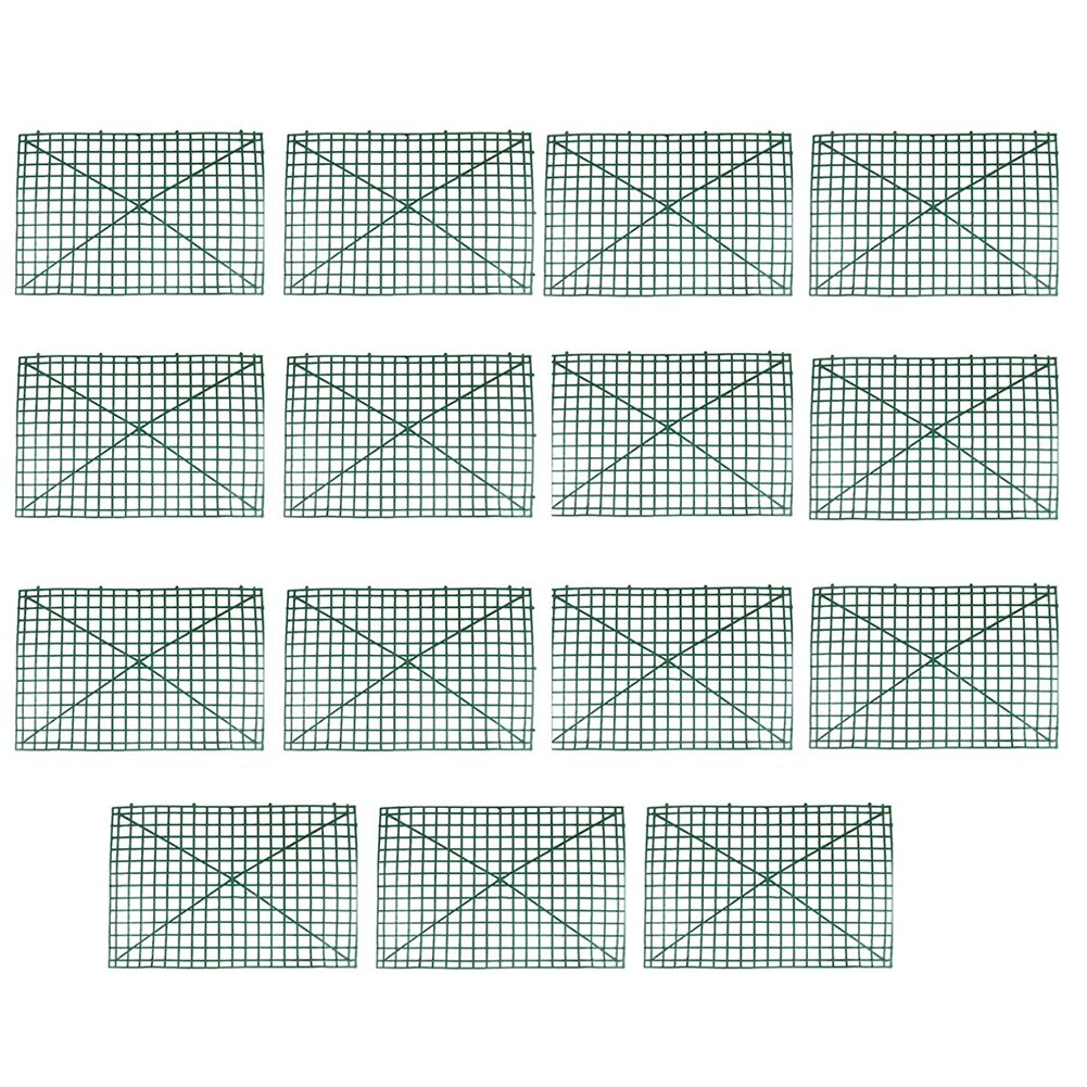 60 x 40cm række hylde vægbuer plastramme hjem blomstergitter bøjet sub-rack festforsyning multifunktionel bryllupsdekoration