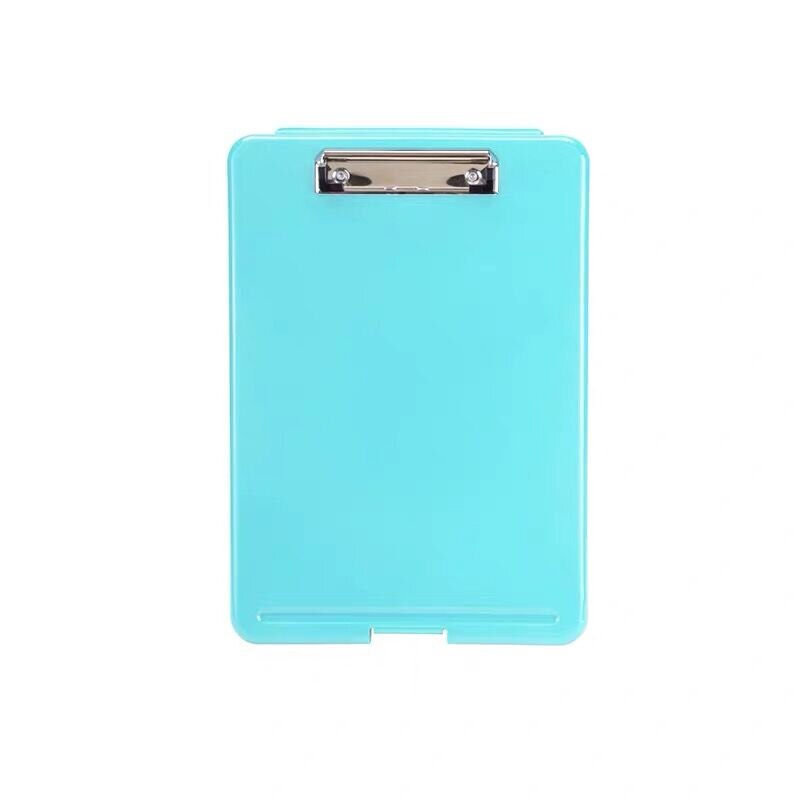 Sharkbang wielofunkcyjny A4 Wordpad teczka tablica robić pisania klip z otwór na długopis organizer na biurko schowek papiernicze: kochanie niebieski