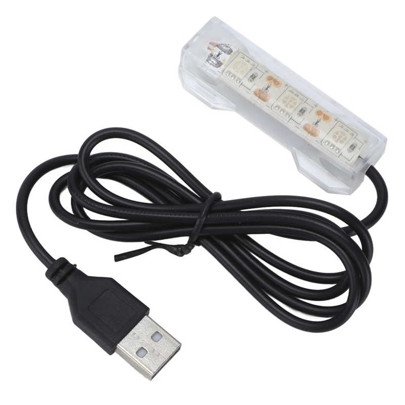 Akvaarion kevyt kalasäiliö led-valo muovi laajalti käytetty vesikasveille maisema kala akvaario usb-valo akvaarion valaistus