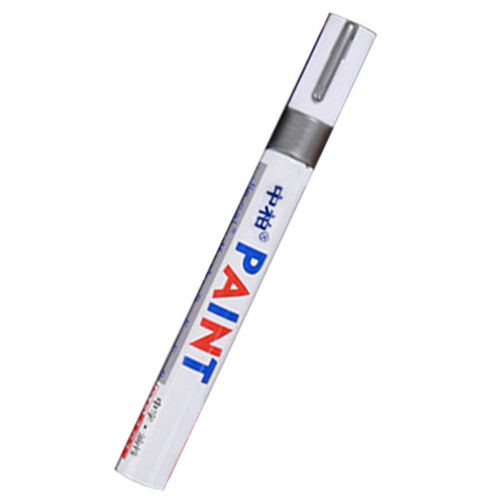 Vehicle Magic Car Scratch Repair Paint Tire Pen Mending Repairing Pen Auto Car Accessories Motorcycle Waxing Sponge: Silver