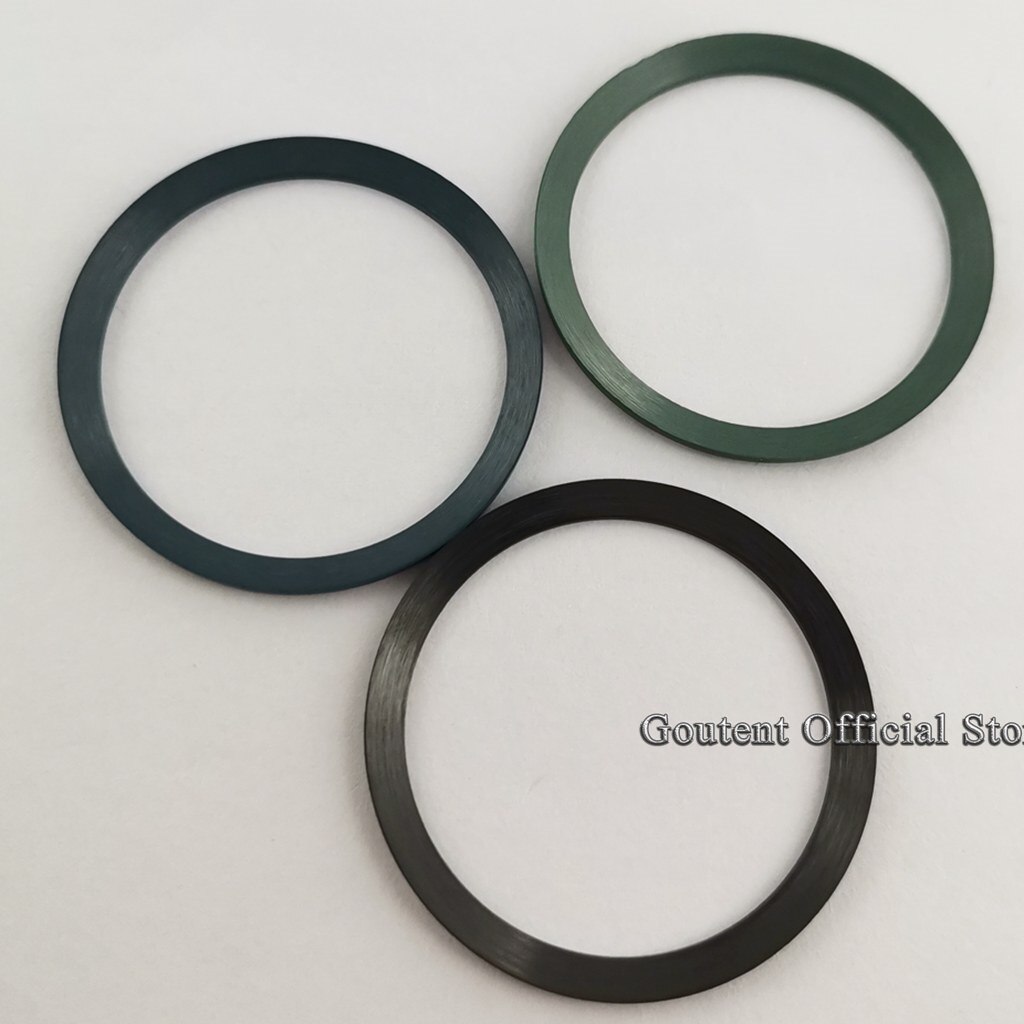 Goutent 39.2mm horlogebezel inzetstuk blauw/zwart/groen keramische bezel ring herenhorloges vervangende accessoires