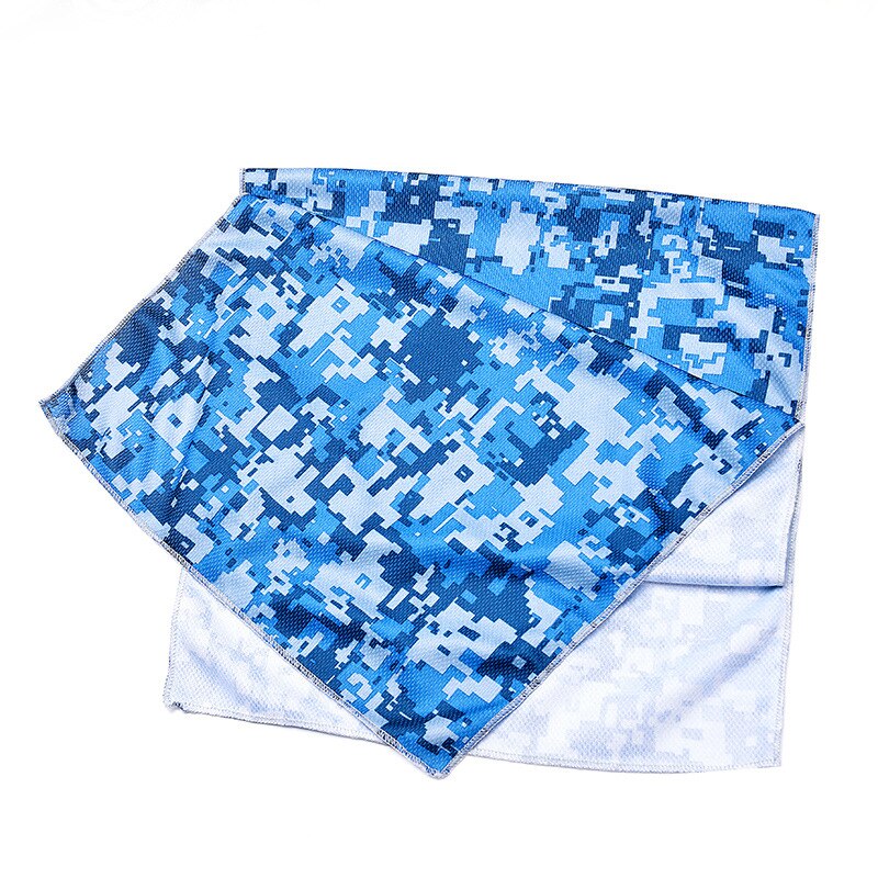 1pc kall handduk snabbtorkande badrum simning sport löpning snabbt torr handduk is cool yoga klättring ridning simhandduk