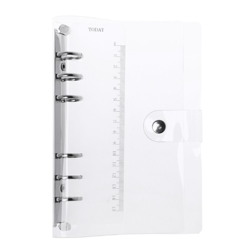 A5/A6/A7 PVC Notebook Notepad Sheet Shell Cover File Folder 6 Holes Binder DIY: A6