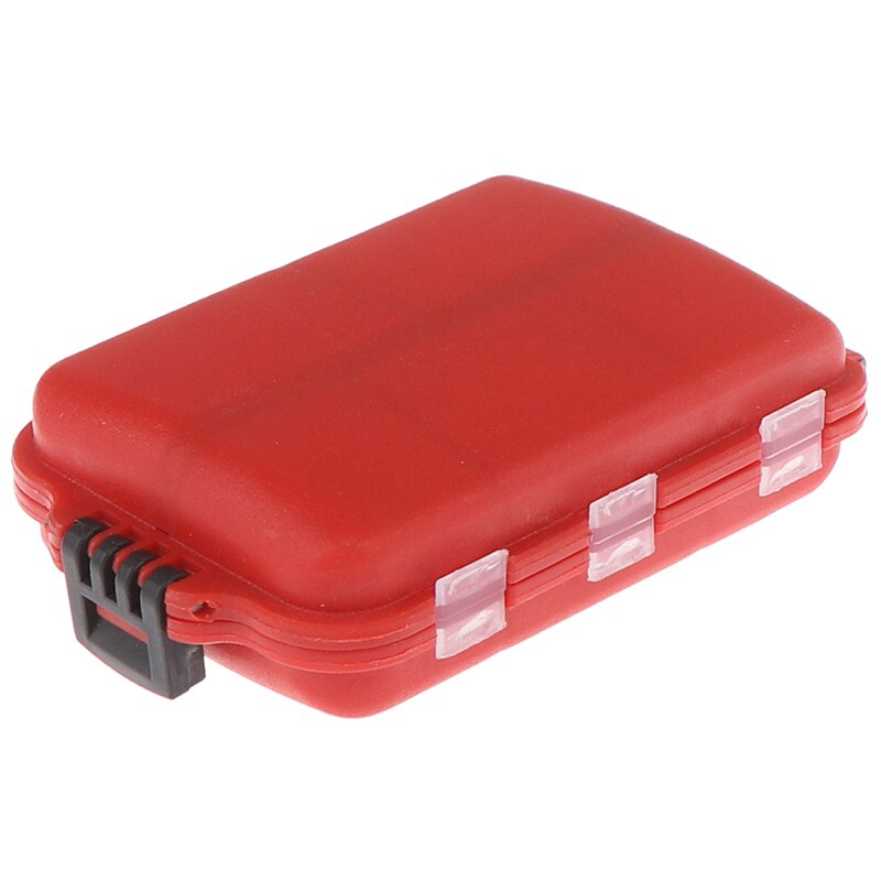 10 Compartments Mini Fishing Tackle Box Fish Lures Hooks Baits Plastic Storage Holder Square Case Pesca Fishing Accessories