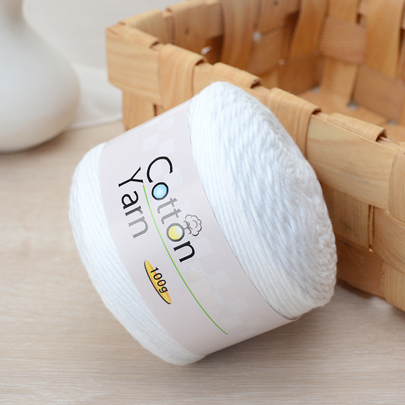 1Pc 100g 100% Cotton hand knitting yarn soft Crochet Yarn knit threads For Sweater Scarf blanket hat crocheting line amigurumi