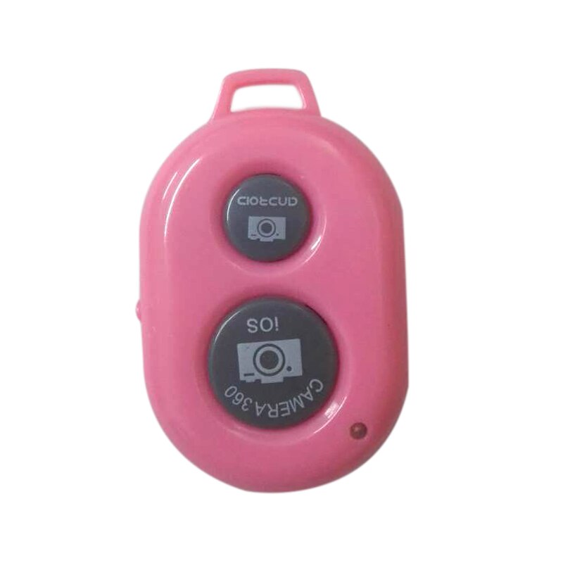Mini Camera Bluetooth Remote Control Wireless Photo Shutter Release For iPhone 6 6s 7 Samsung S8 Huawei Android EIG88: Pink