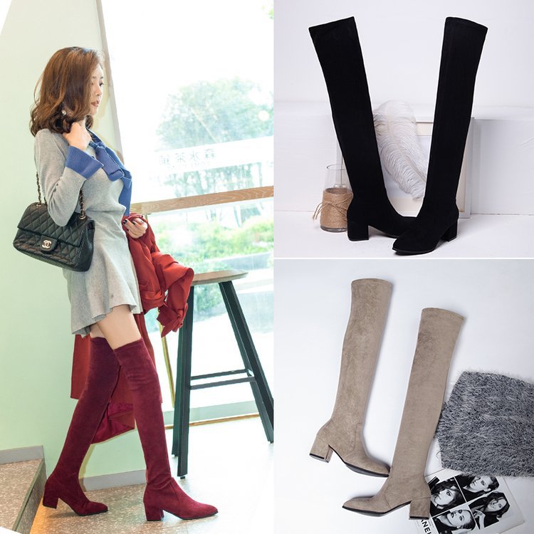 Fashion bottes élastiques femmes