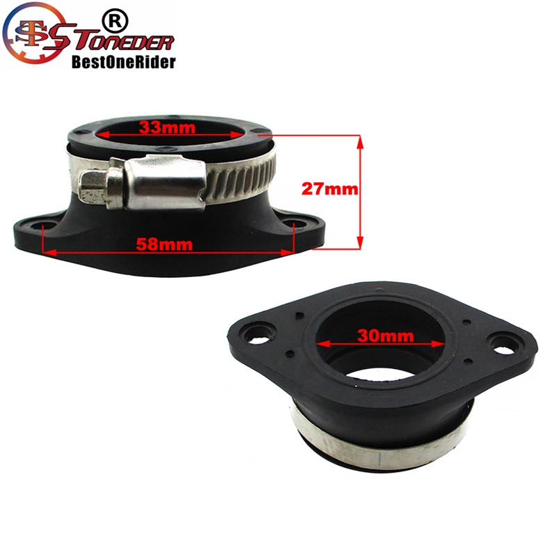 STONEDER Carburetor Intake Adapter Boot Rubber Pipe Flange For Daytona Anima 150 190 FLX FSM Engine 150 160 190 FDX Engine