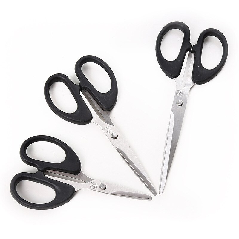 Durable Stainless Steel Household Scissors Office Paper-cut Scissors Sharp Shears Students DIY Scissor Tool Kitchen Scissors