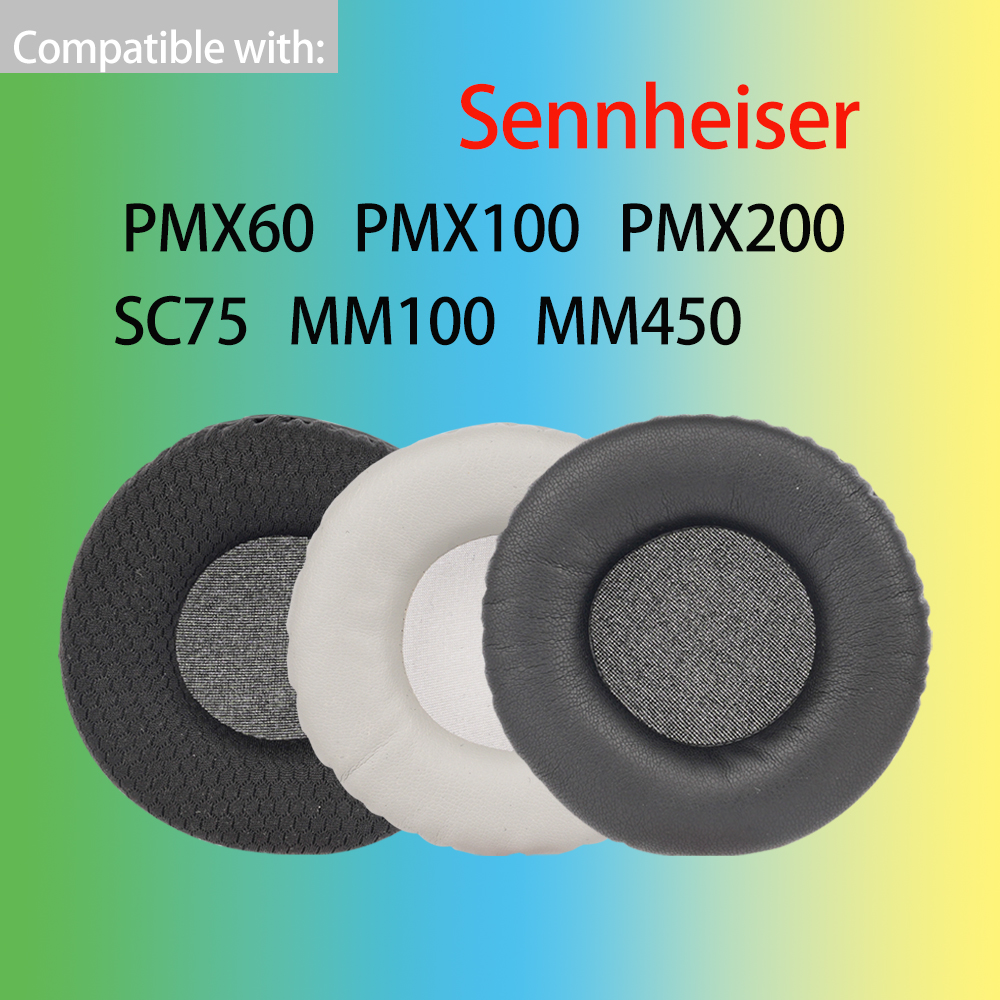 Oorkussens voor sennheiser pmx -60, pmx- 100, pmx- 200 hoofdtelefoon,  mm100 mm450 oorkussens,  sc75 headset pads, schuimrubberen hoes, vervanging