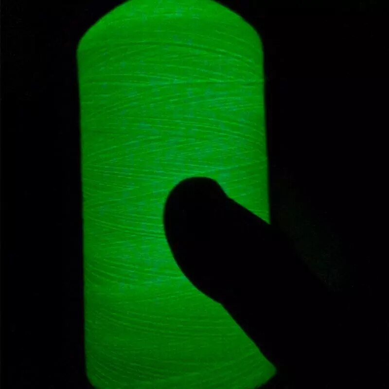 Hilos de bordar luminosos creativos para manualidades, hilo de coser luminoso, luz fluorescente, hilo para disfraz, luz nocturna