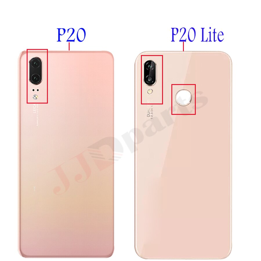 Per Huawei p20 lite coperchio della batteria Porta Posteriore Per Il Caso di Huawei p20 pro copertura di batteria di vetro della copertura Posteriore Per Huawei p20 della copertura posteriore