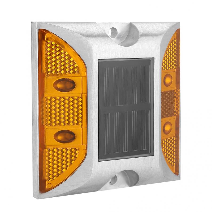Støbt aluminium led vej stud gangbro lys udendørs solcelledrevet lampe til sti vej