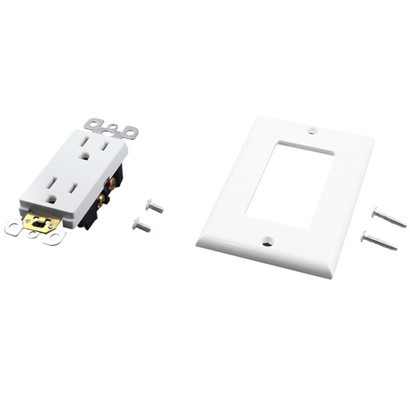 125V North America 15A American Standard Power Socket 15A Double American UL Socket US Wall Panel Socket