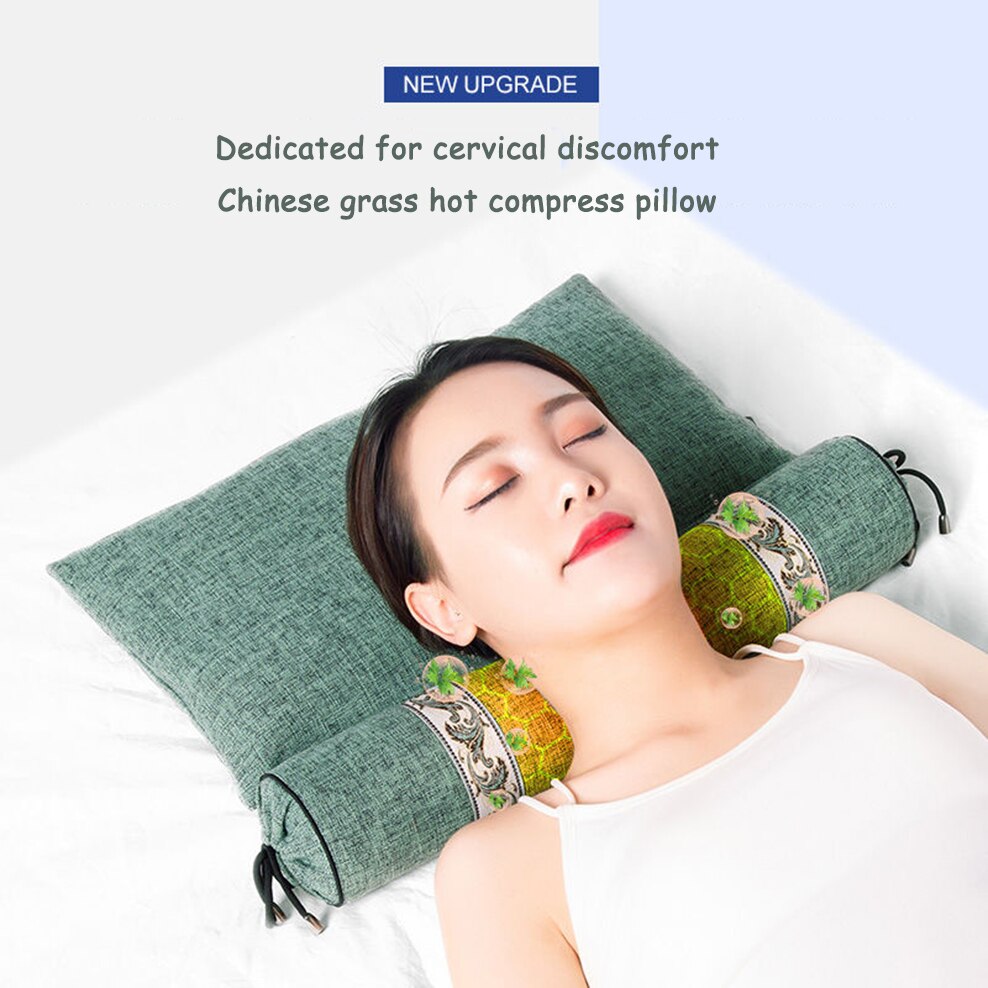 Buckwheat Cervical Pillow Orthopedic Recommendation Cervical Spine Traction Chinese Herbal Medicine Compress Neck Pillow