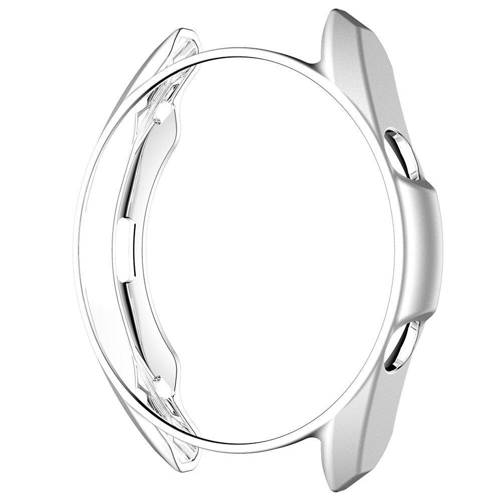 Coque de protection TPU souple et mate pour Samsung Galaxy Watch 3, 45mm, 41mm, cadre léger et fin, antichoc givré: Silver / For Galaxy Watch3 45