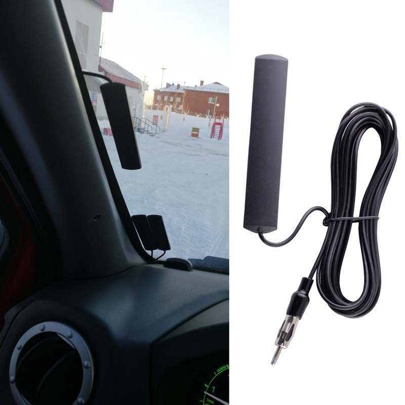 Universal Car Radio Patch Antenna Aerial With 5M Stability Signal Cable ANT-309 80 - 120MHz