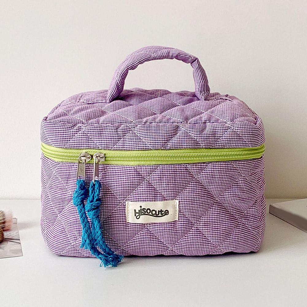 Portable Cosmetic Bag Cute Simple Makeup Bag Multipurpose Travel Handbag Wash Bag Toiletry Bag Storage Organizer