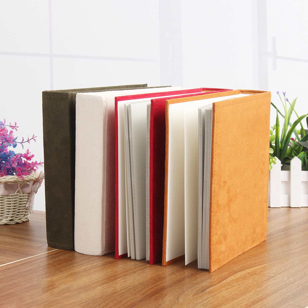 4R 6" Photo Albums Holds 200 Photos Slip In Memo Family Memory Picture Storage Hold Case Baby Wedding Graduation Album Scrapbook