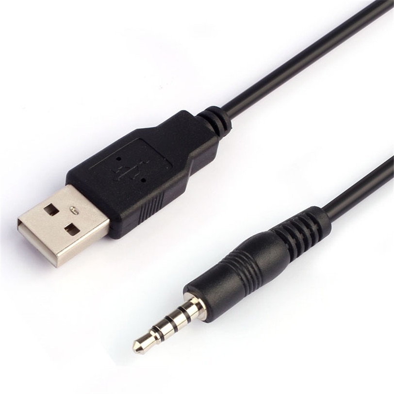 3.5mm aux audio till usb 2.0 laddningskabeladapterkabel för bil  mp3 maj 31 fabrikspris