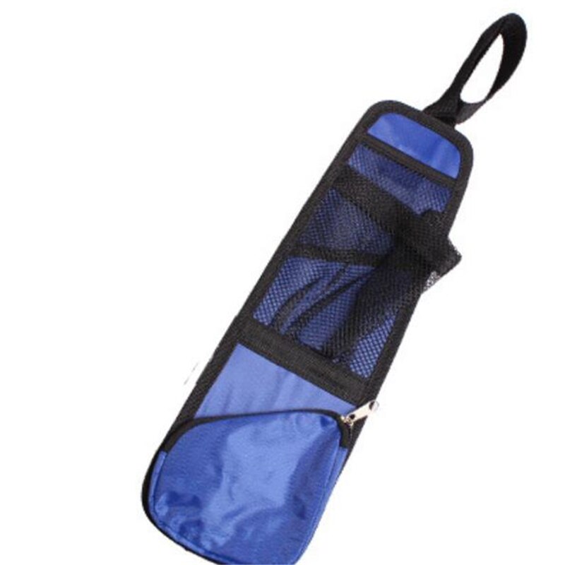 Universal Car Seat Side Opslag Mesh Netto Zak Bagage Holder Pocket Trunk Cargo Netten Organizer Auto Interieur Accessoires: 09Blue