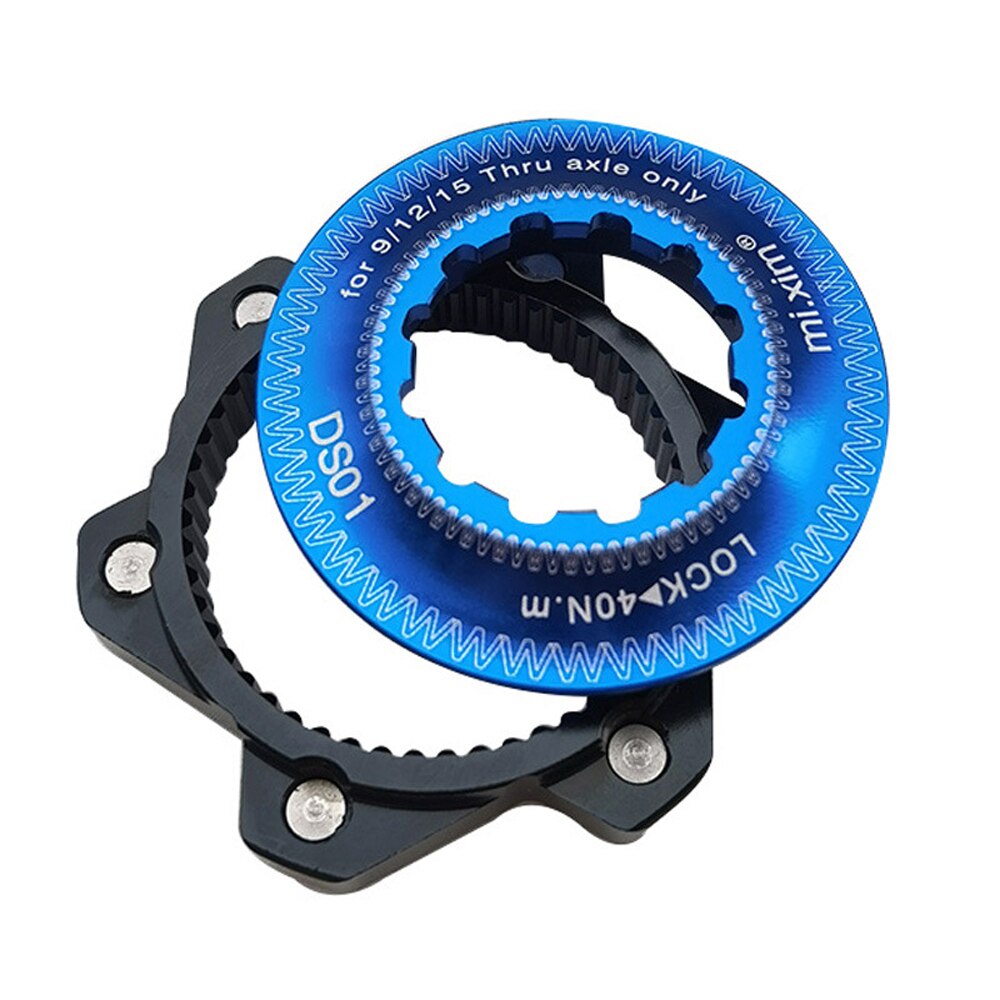 Bike Bicycle Boost Hubs Conversion Kit Centerlock 6-hole Adapter Center Lock Conversion 6hole Brake Disc 6 Bolt Bike Accessories: Blue