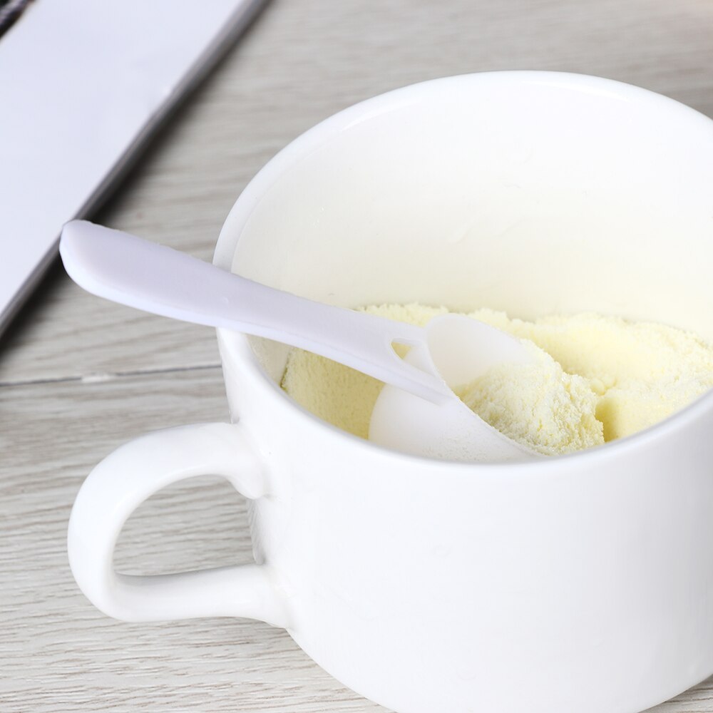Cuchara medidora de plástico para cocina, pequeñas tazas de café, proteína, leche en polvo, Mini báscula de cocina, suministros para hornear, 1/3/5/10g, 10 Uds.