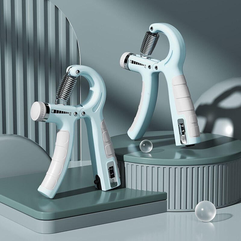 Smart Adjustable Counting Grip Device Hand Training Arm Force Device Portable Fitness Equipment 5-60kg Adjustable