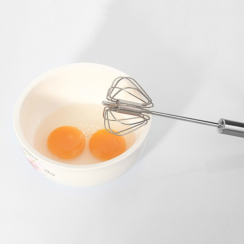 Batidor de leche con Mini Mango, mezclador de presión de la mano, batidor de huevos semiautomático, Espumador, agitador, herramienta de cocina práctica