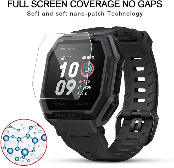 Ultra-Delgado Protector de pantalla HD Film(3PC) para Huami Amazfit Ares smart watch película protectora para Huami Amazfit Ares
