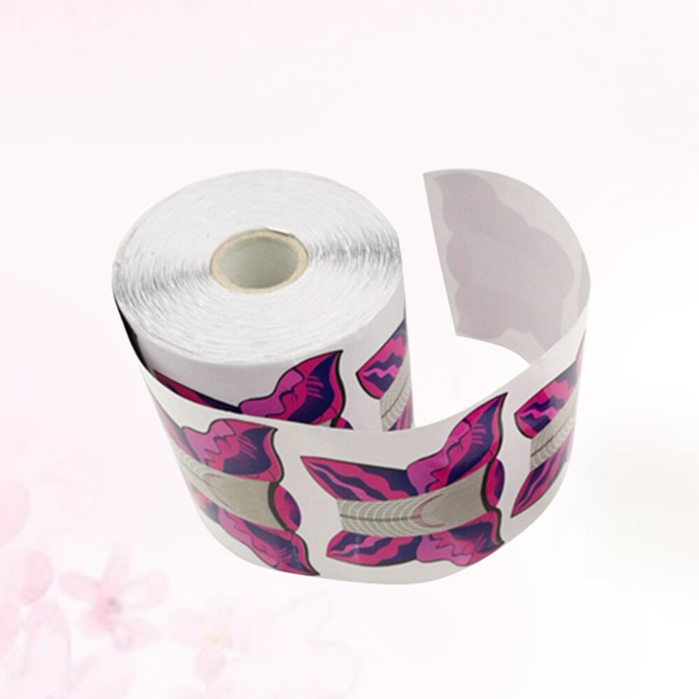 500pcs Nail Forms Shaped Nail Art Guide Form Sticker Acrylic UV Tip Extension Golden Nail Paper Holder Nail Tool