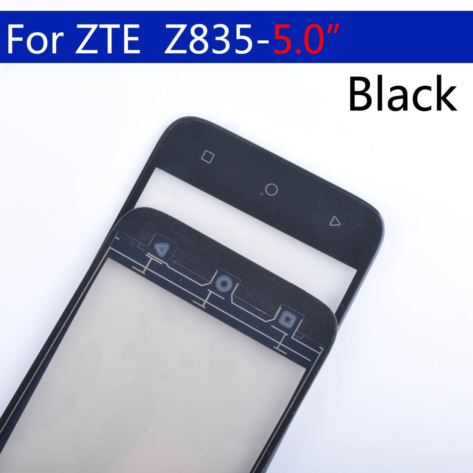 For ZTE Maven 3 Z835 Touch Screen Panel Digitizer Sensor Front Glass Outer Touchscreen Replacement 5.0 inch