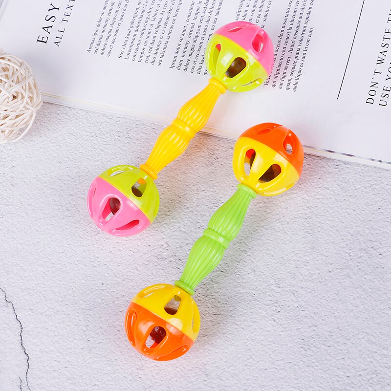 Sonagli campane tremante Dumbells Giocattoli in Anticipo di Sviluppo Giocattolo Del bambino Giocattolo Musicale Mano Tremante Sonaglio Giocattolo 0-12 Mesi