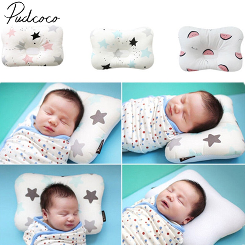 Toddler Baby Infant Newborn Sleep Positioner Support Pillow Cushion Prevent Flat Head Baby Pillow