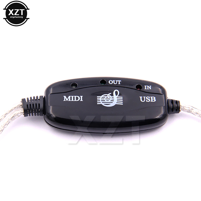 Kabel midi robić konwertera USB w-na zewnątrz profesjonalny interfejs midi audio muzyka na klawiaturę PC na fortepian elektryczny adapter bębna