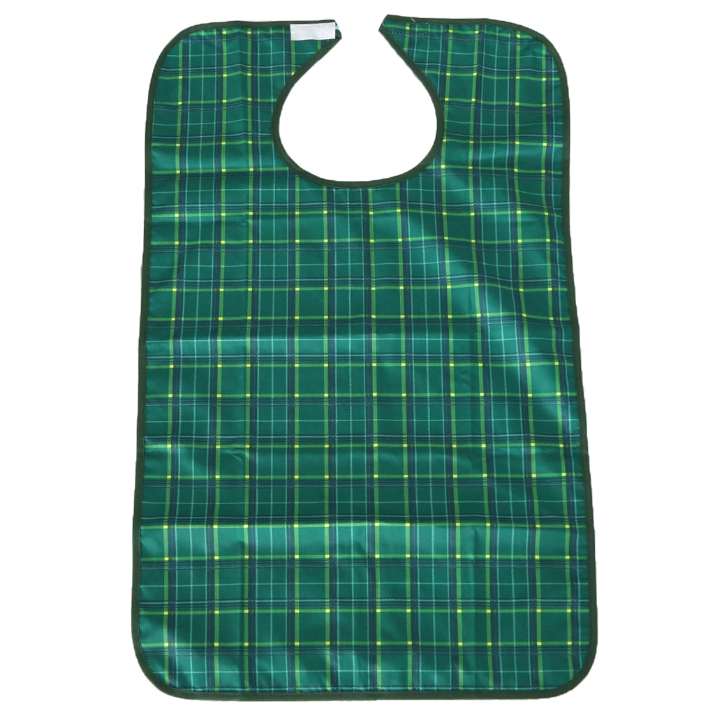 Protection imperméable pour bavoir pour adulte, tablier lavable avec poche