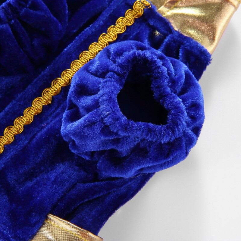 Hond Halloween Kleding Kostuum Funny Cosplay Prins En Koning Outfits Set 2-legged Jas Jas Met Hoed Voor kleine Honden