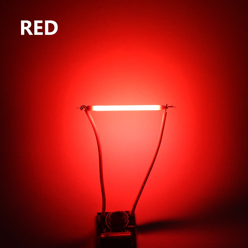20PCS DC12V 3V 57V 38MM LED Edison Bulb Filament Lamp Parts LED Chip Incandescent Light Accessories Diode For Light Bulb: RED / 57V 38mm 20PCS