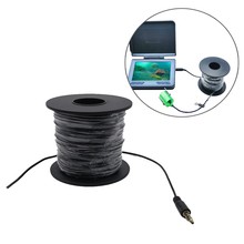 20m Angeln Kamera Kabel Mit Kopfhörer Stecker Unterwasser Kamera Daten Übertragung Linie 154lb(70kg) fischerei-Werkzeug Bewältigen