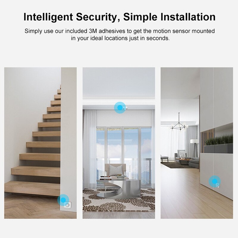 SONOFF SNZB-03 - ZigBee Motion Sensor Smart Device Work with ZigBee Bridge Detect Motion Trigger Alarm Home Remotel Monitor