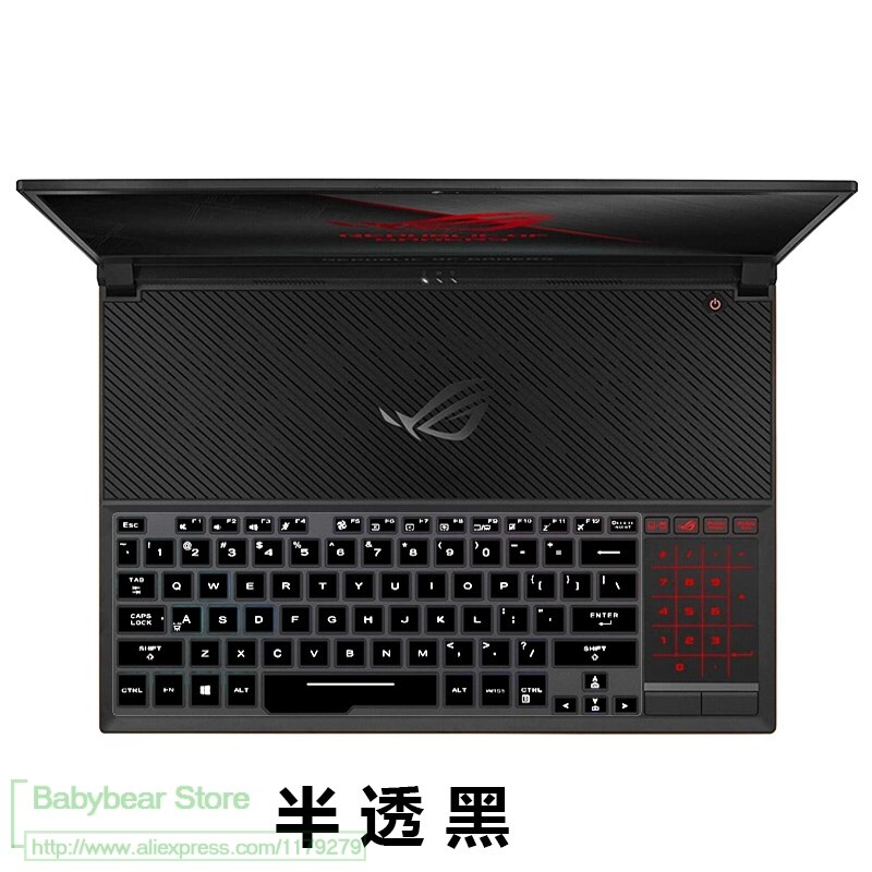 Voor ASUS ROG Zephyrus GX501GI GX501GI GX501 GX531GS GX531GM GX531G 15.6 inch Siliconen Toetsenbord Cover laptop Protector Skin