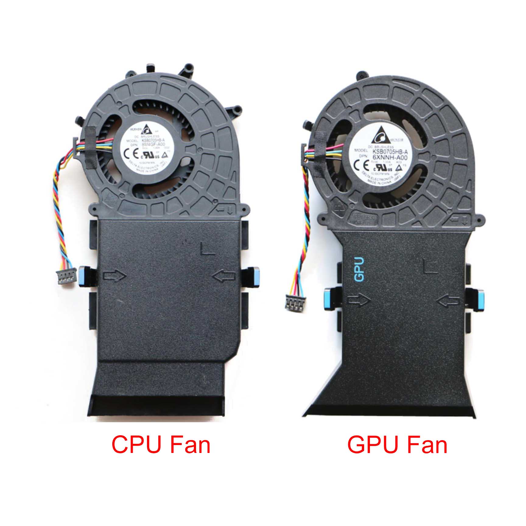 Laptop CPU Fan & GPU Fan Für Dell OptiPlex 3020M 3040 3046M 3050 7040M 7050M 9020M: CPU und GPU