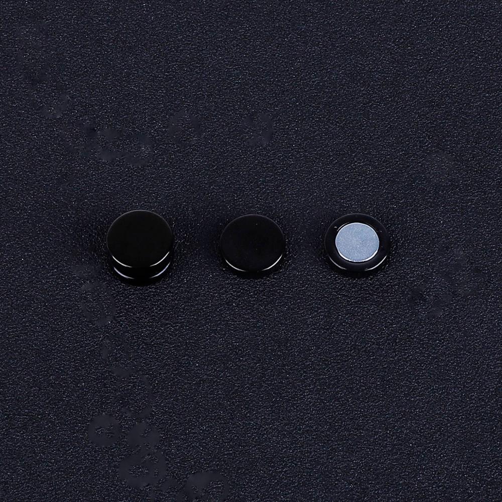 1pc Punk Titanium Steel Men Strong Magnet Magnetic Ear Clip Stud Set Non Piercing Earrings For Boyfriend Lover Jewelry