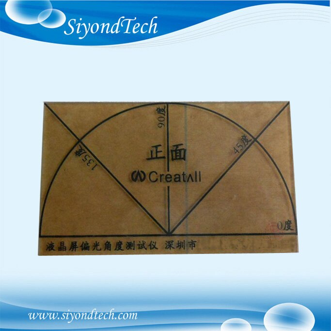 Polarizer Film Angle Testing Tools/Tester For LED/LCD Screens