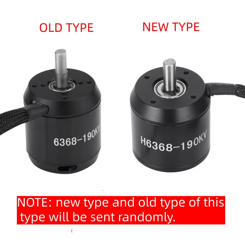 22-48V D6368 Brushless Motor Sensored RC Motor 6368-190KV 6-12S For Electric Balancing Scooter Brushless Motor
