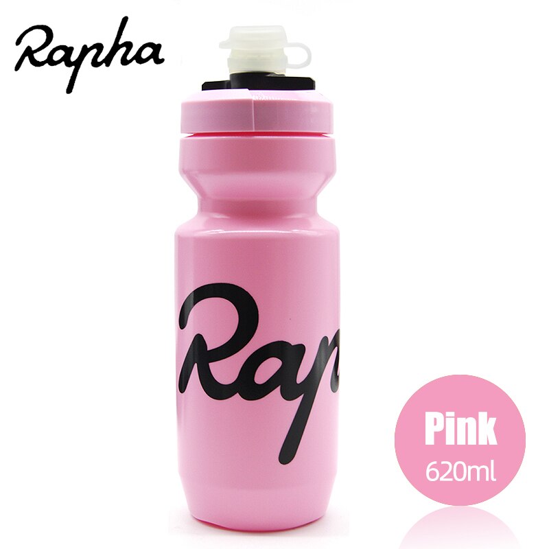 Rapha Fietsen Water Fles 620Ml Smaak-Gratis Bpa-vrij Plastic Camping Wandelen Sport Water Fles Lek-proof Squeezable Ketel: Pink 620ml