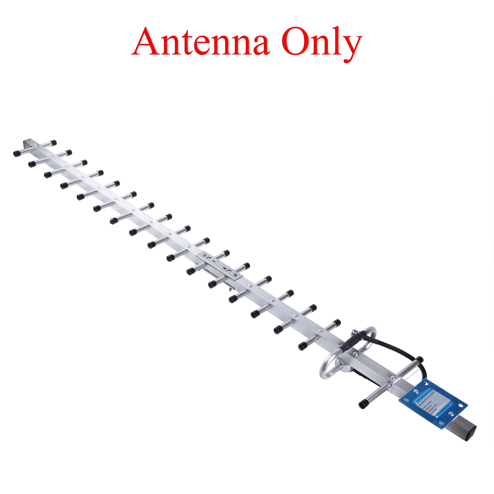 Antena Yagi 2G/3G/4G de 20dBi, 824-2700MHz, antena exterior externa N hembra para GSM UMTS LTE, repetidor de refuerzo de señal móvil: Antenna Only